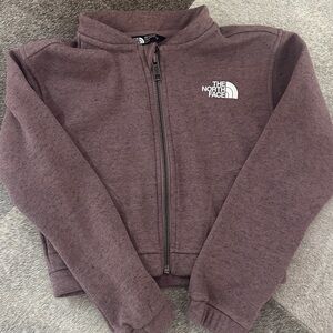 The North Face Kids' Maroon Zip-Up Hoodie